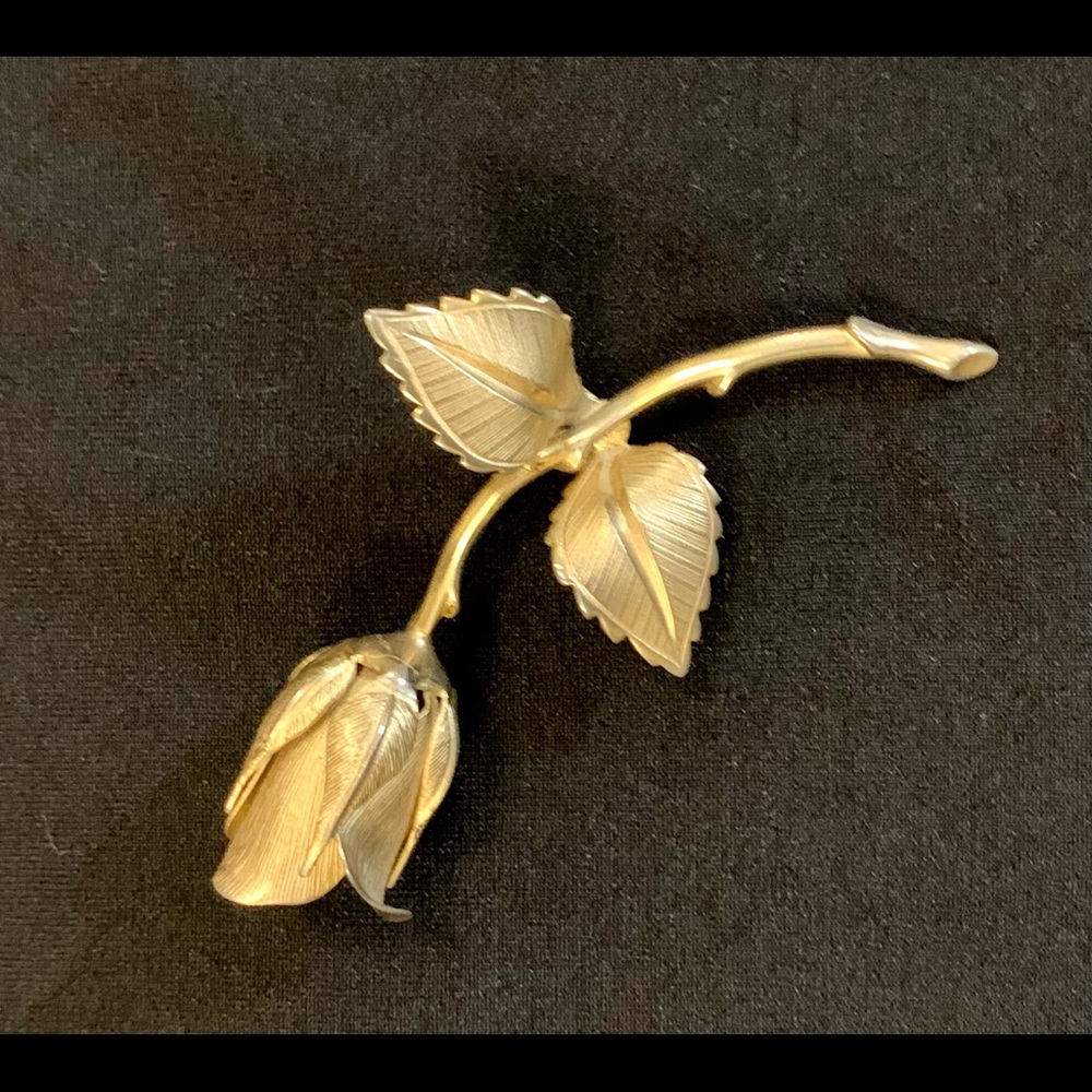 Vintage Rose Brooch Pin